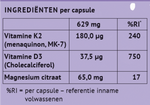 K2 Forte met 60 en 180 capsules