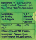 Vitamine K2 mono olie